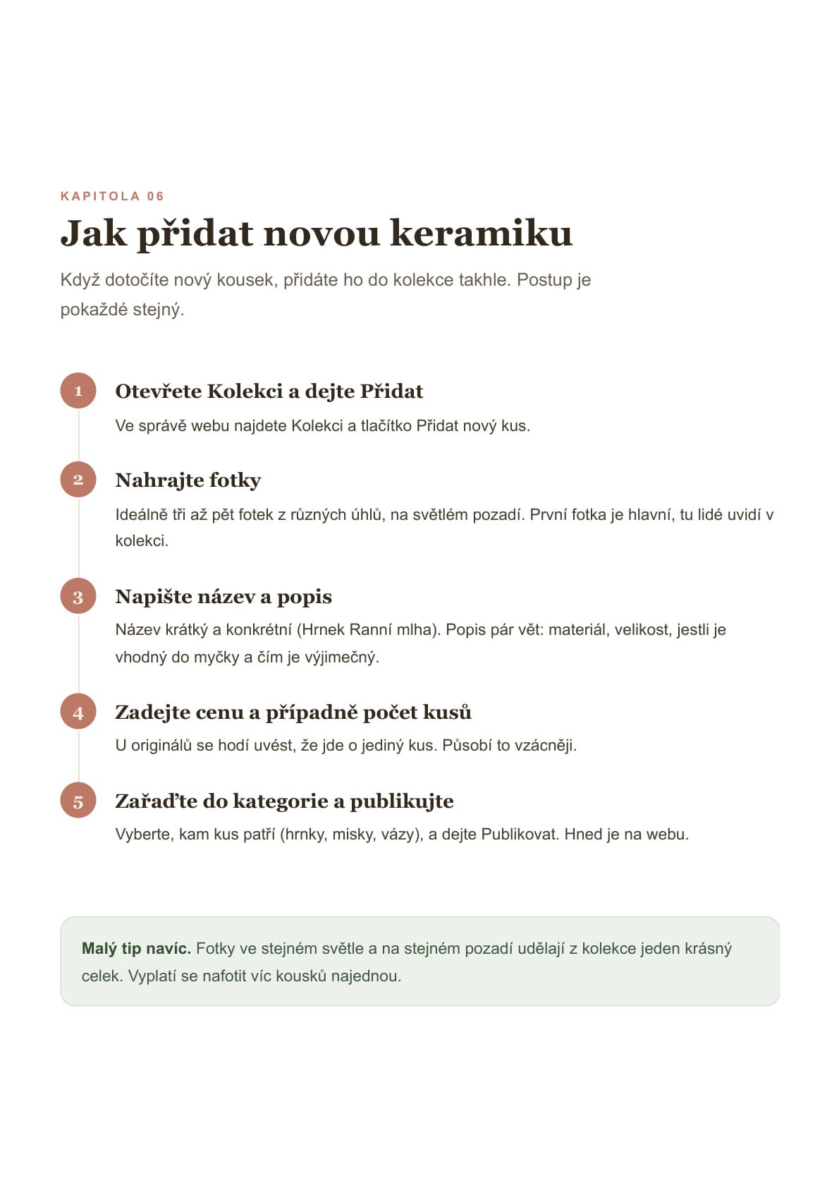 Ukázková stránka návodu 7 z 14