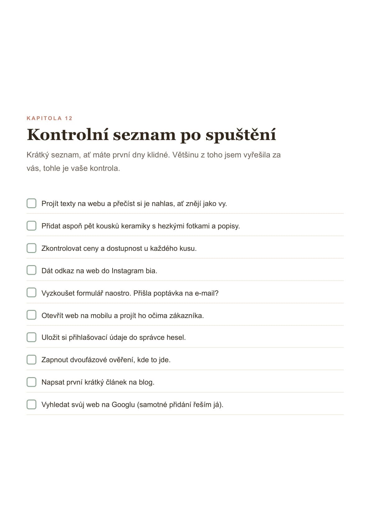 Ukázková stránka návodu 13 z 14